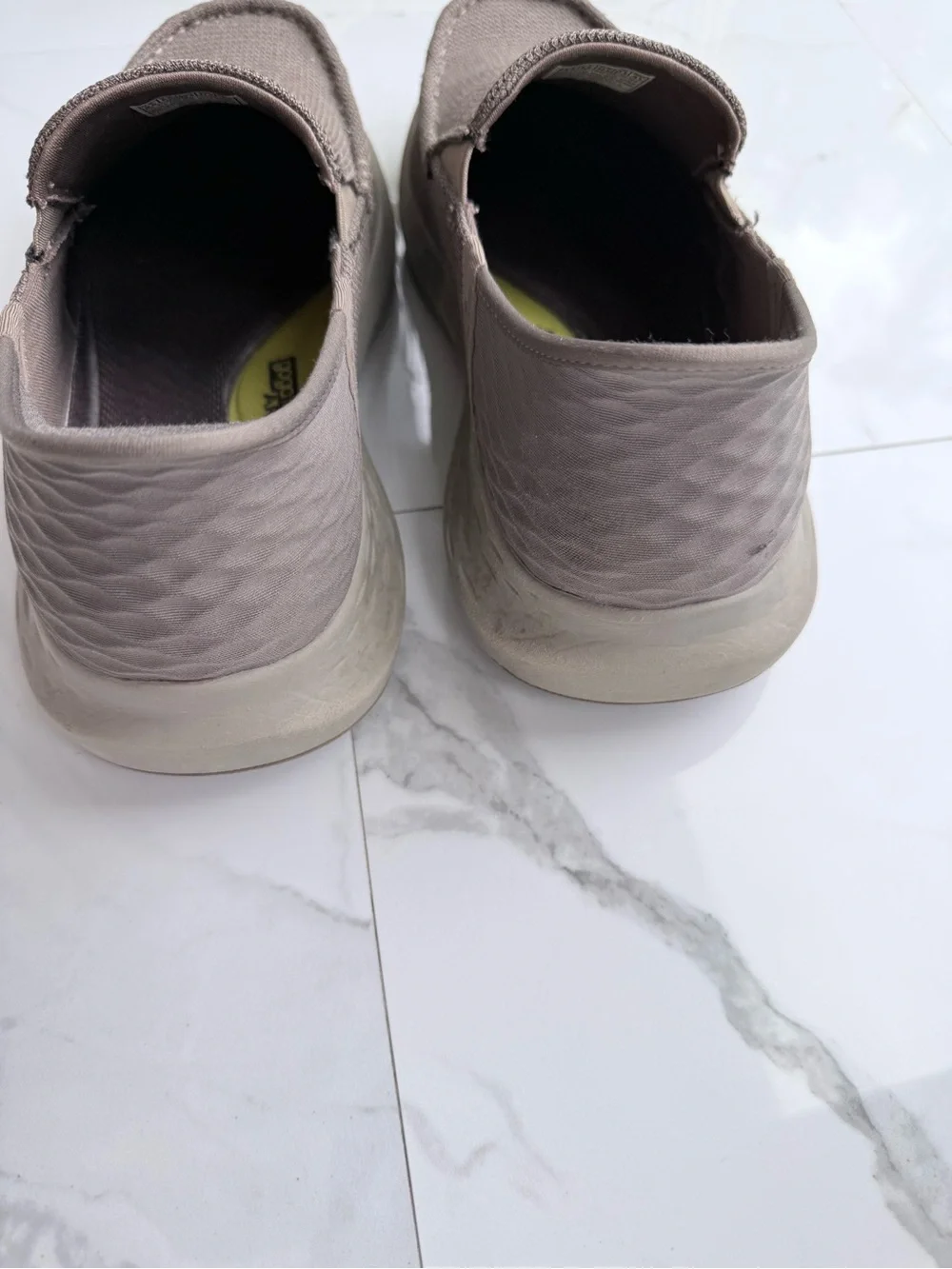 Skechers Parson Ralven Slip-Ins Sneakers Men 9.5 Taupe Hands Free Relaxed Fit